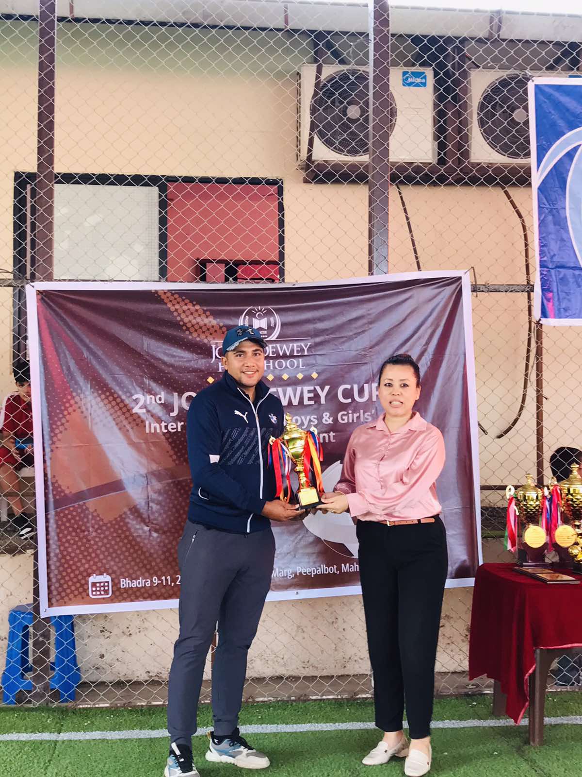 Euro School Chhauni Wins Fair Play Award at John Dewey Cup 2081