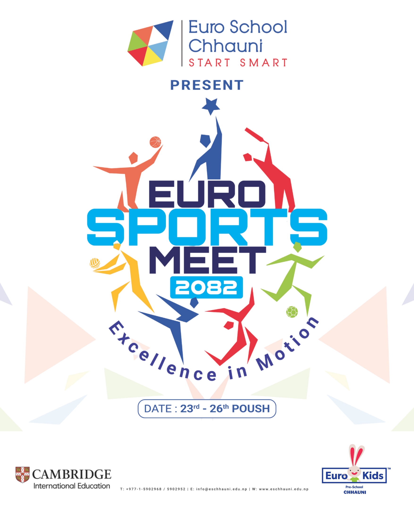 Category-Wise Sports & Games Schedule: Euro Sports Meet 2082