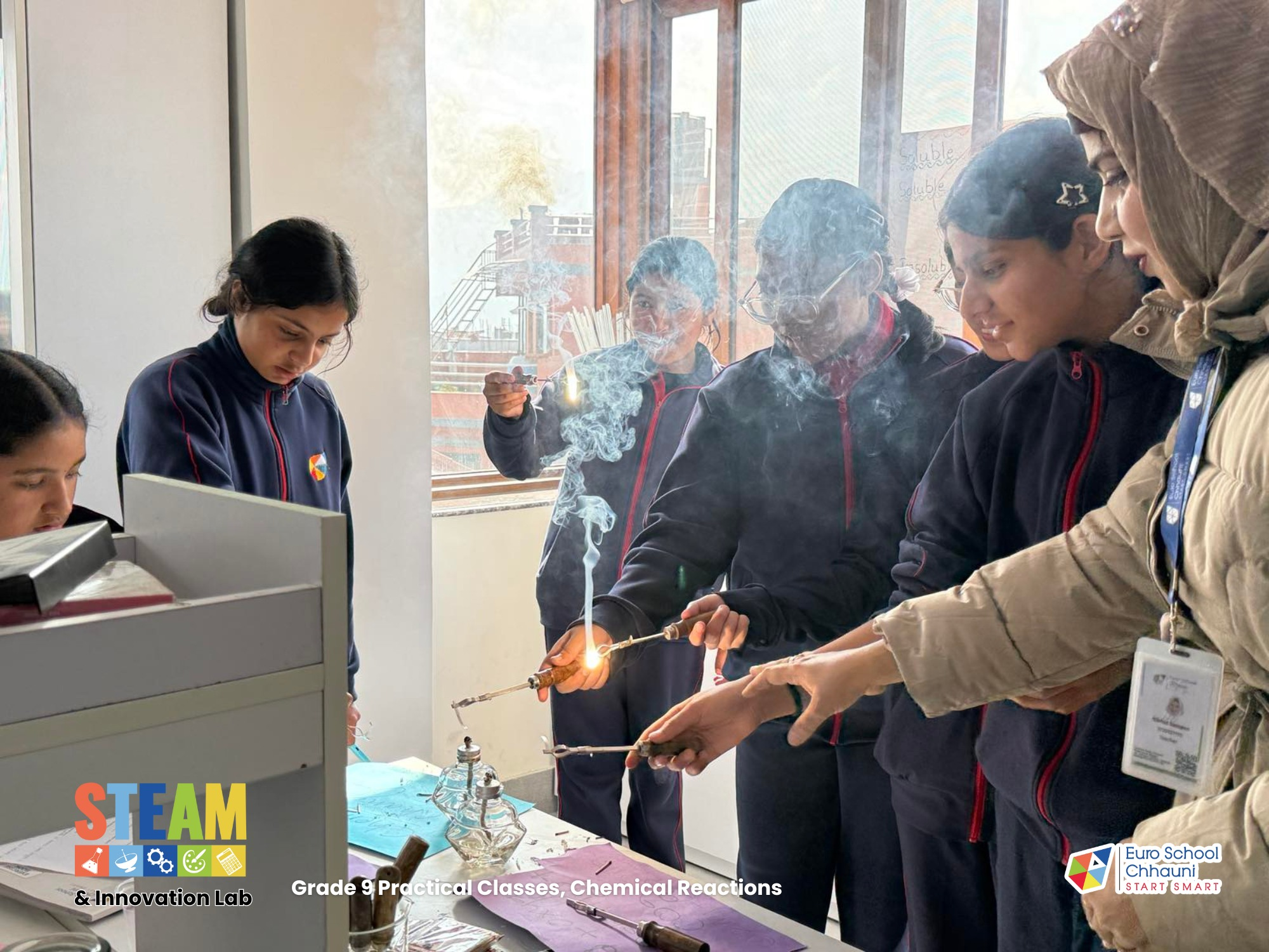 Grade 9 Learners Practical Classes, Chemical Reactions!